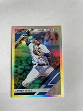 2019 Panini Donruss Baseball Javier Baez Career Stat Line 333/500 #165