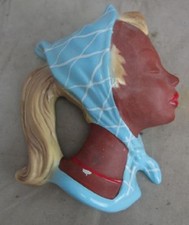 alte Keramik Wandmaske #6 Cortendorf