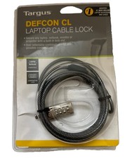 TARGUS DEFCON LAPTOP COMBINATION CABLE LOCK 6.5 FT