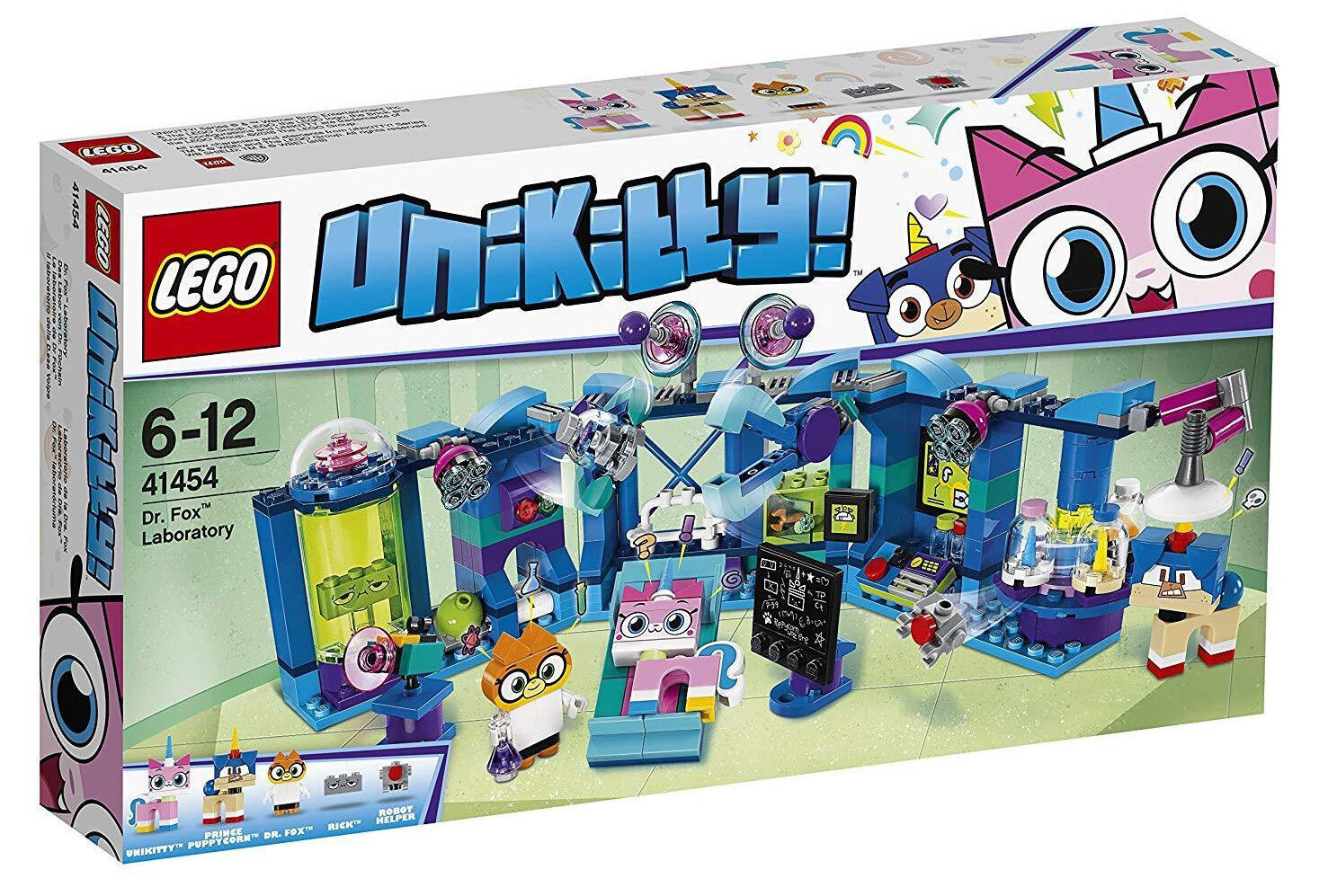 Lego 41454 - Unikitty Dr Fox Laboratory Set Prince Puppycorn Rick 