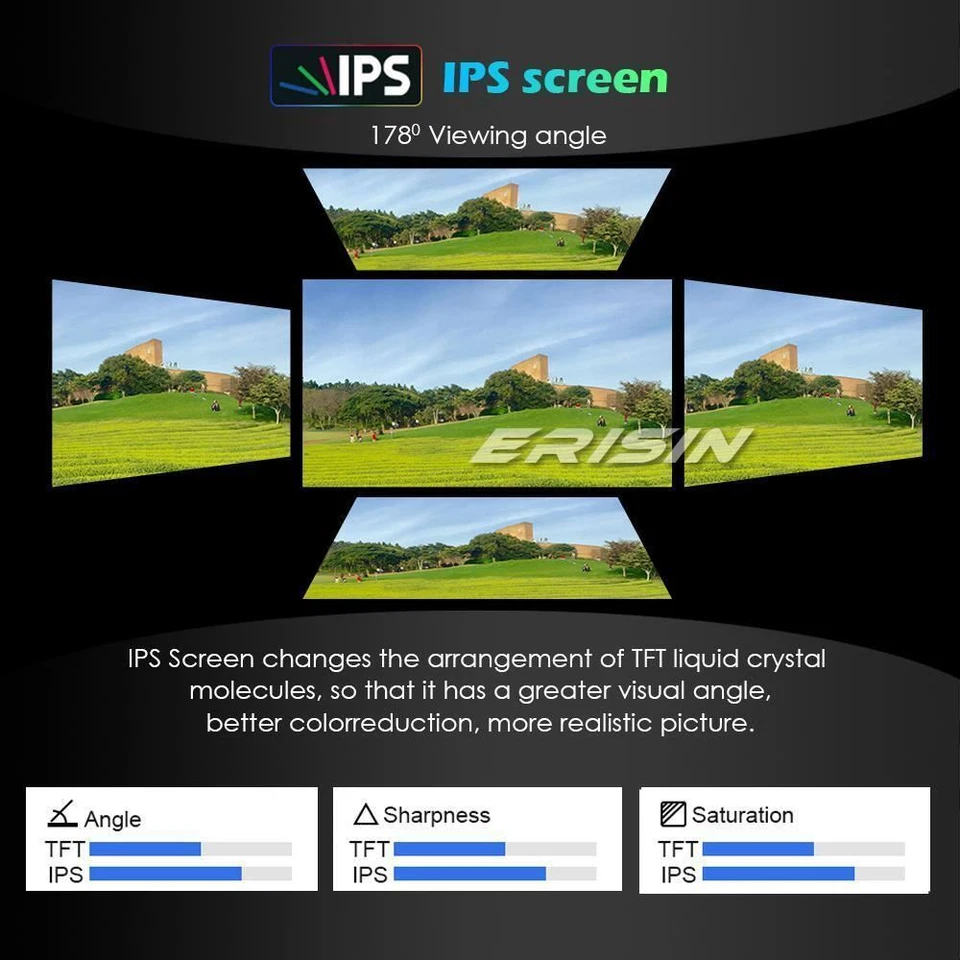 10.25" Android 12 GPS Autoradio For Audi Q5 WiFi 4G DAB+ IPS TPMS DVR CarPlay BT - Immagine 3 di 4