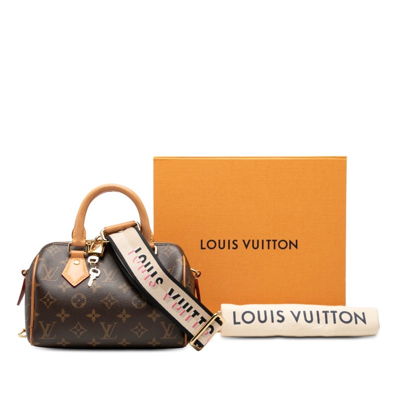 LOUIS VUITTON Monogram Speedy bandriere20 Handbag Mini Boston Bag M46234【U... thumbnail 6