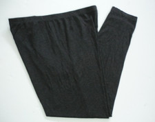 Ladies F F Dark Grey Charcoal Leggings With Stretch UK 18-20