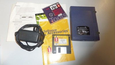 IOMEGA ZIP externes SCSI Laufwerk ZIP100 100 MB Z100P2 mit Netzteil
