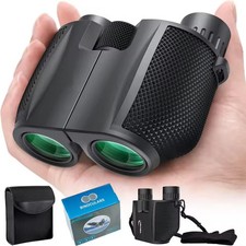 Binoculars 10x25 Zoom Outdoor Travel Compact Folding Telescope Hunting Day/Night