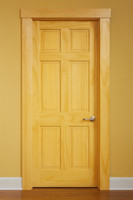 LPD Internal Clear Pine 6 Panel Door Unfinished B Graded Stock