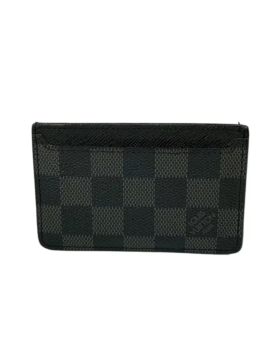 LOUIS VUITTON Neo Porte Carte Damier Graphite Black Men's