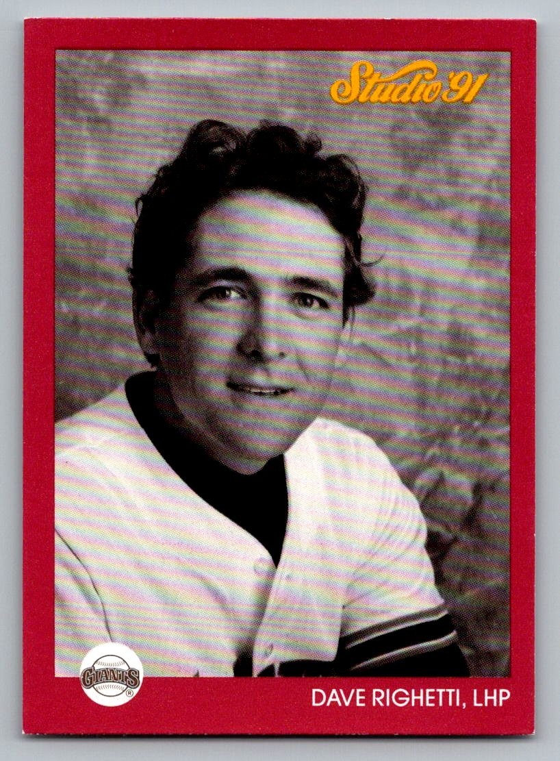 1991 Studio - Dave Righetti #258