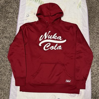 Bethesda Hoodie  XL Red Nuka Cola Fallout  Pullover Sweatshirt