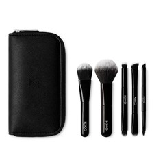 KIKO Milano Travel Brush Set  Travel Pouch With 5 Professional Brushes