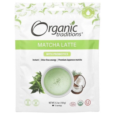 Matcha Latte with Probiotics, 5.3 oz (150 g)