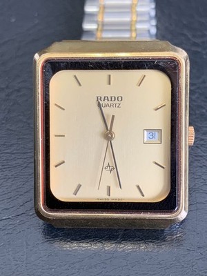 Rado Analog Quartz Men In Operation Super Good Condition Men'S Vintage 870328751