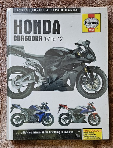 Honda CBR600RR (07-12) Haynes Service Repair Manual - Picture 3 of 4
