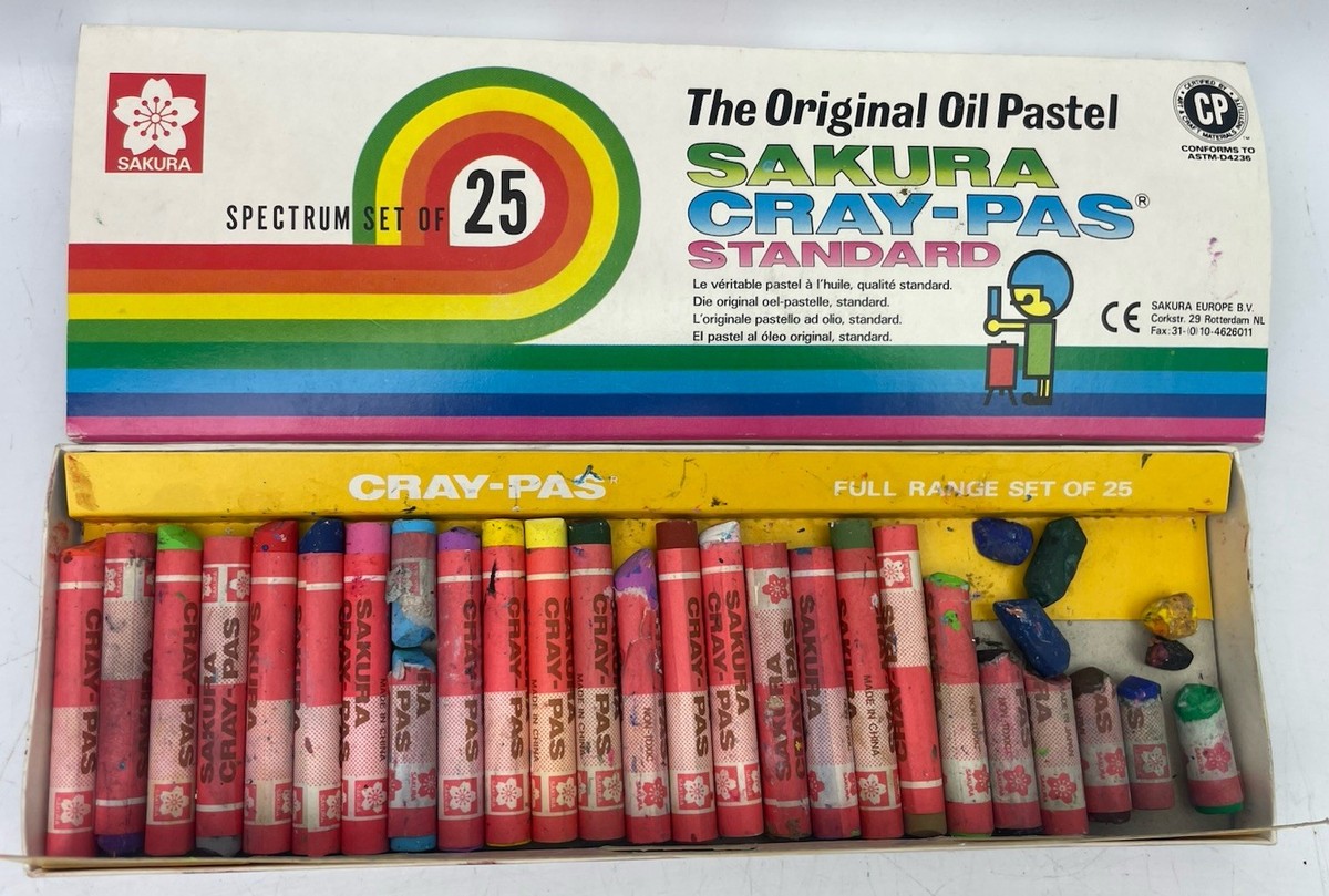 ⭐ Vintage Sakura Cray-Pas STANDARD Original Oil Pastel Artist