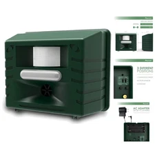 Powerful Outdoor Pest Repeller with Motion Detection - Protect Your Garden