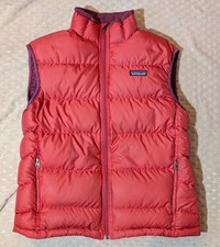 PATAGONIA Girl's Kids' Goose Down Puffer Vest Size XL