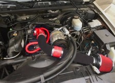 ADMISIÓN DE AIRE FRÍO + FILTRO PARA CAMIONETA S10 1997-03 XTREME 2.2L L4 (TUBO NEGRO-ROJO)
