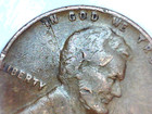 1944 D 1C Lincoln Wheat Cent w/ Retained & Detached Lamination Peel Penny Error — photo 5