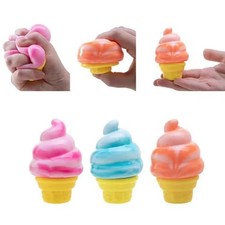 Kids Soft Ice Cream Cone Fidget Toy Slow Rising Sensory Gift