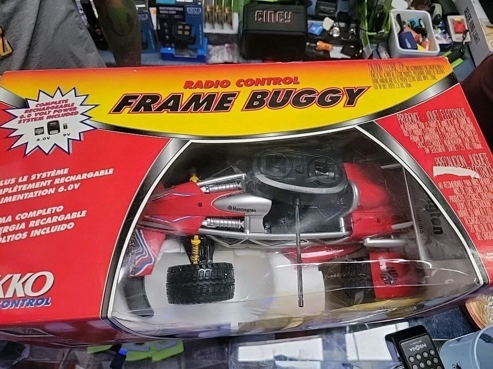 Nikko FRAME BUGGY HIGH OCTANE Red 1/14 1987 RC Car + Remote N I Box VeryRare - Image 2 of 4