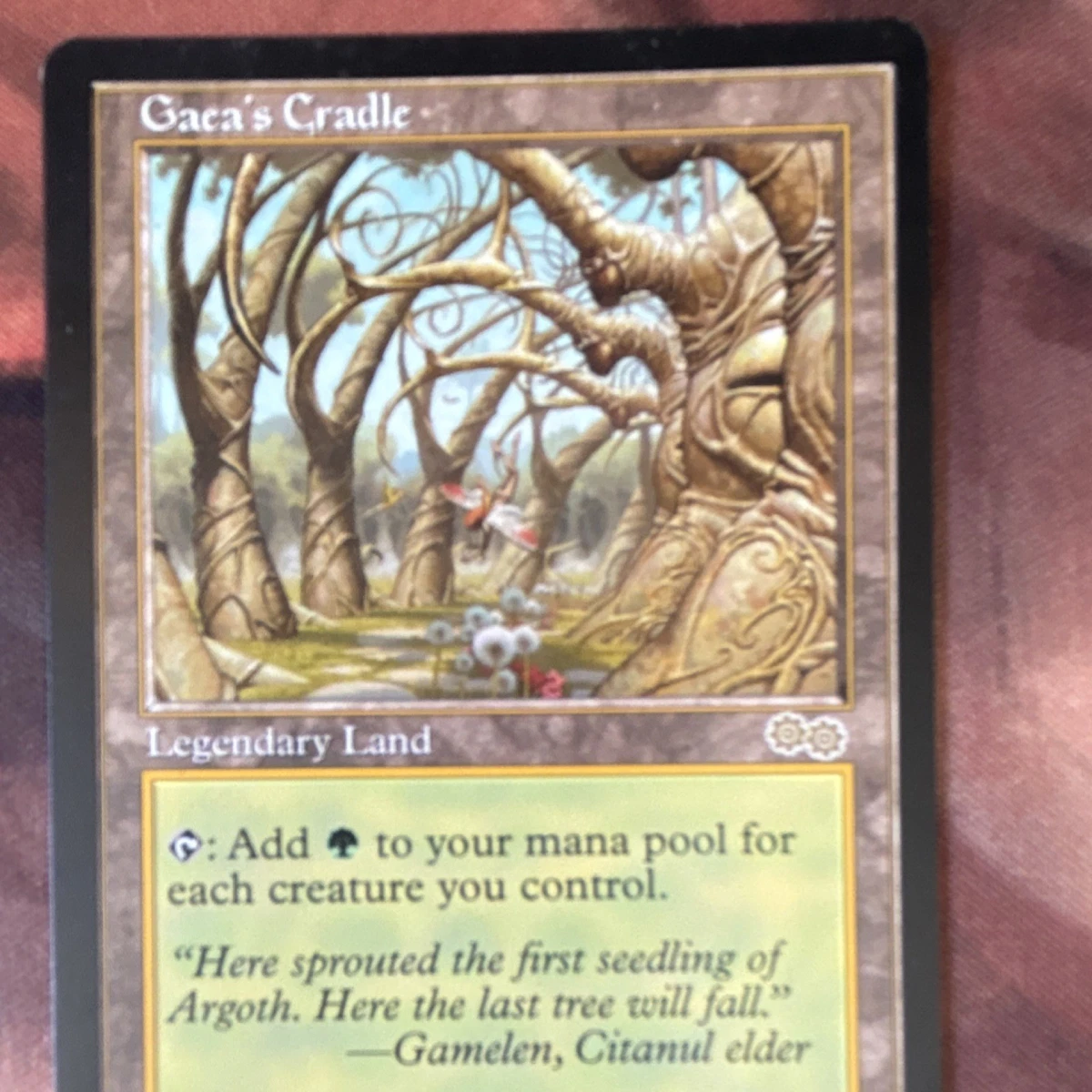 Gaea's Cradle Urza’s Saga SP USG Gaea's Cradle regular from Urza's Saga (USG) MTG Proxy - magic