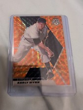 2021 Panini Mosaic - Early Wynn #27 Reactive Orange Mosaic Prizm