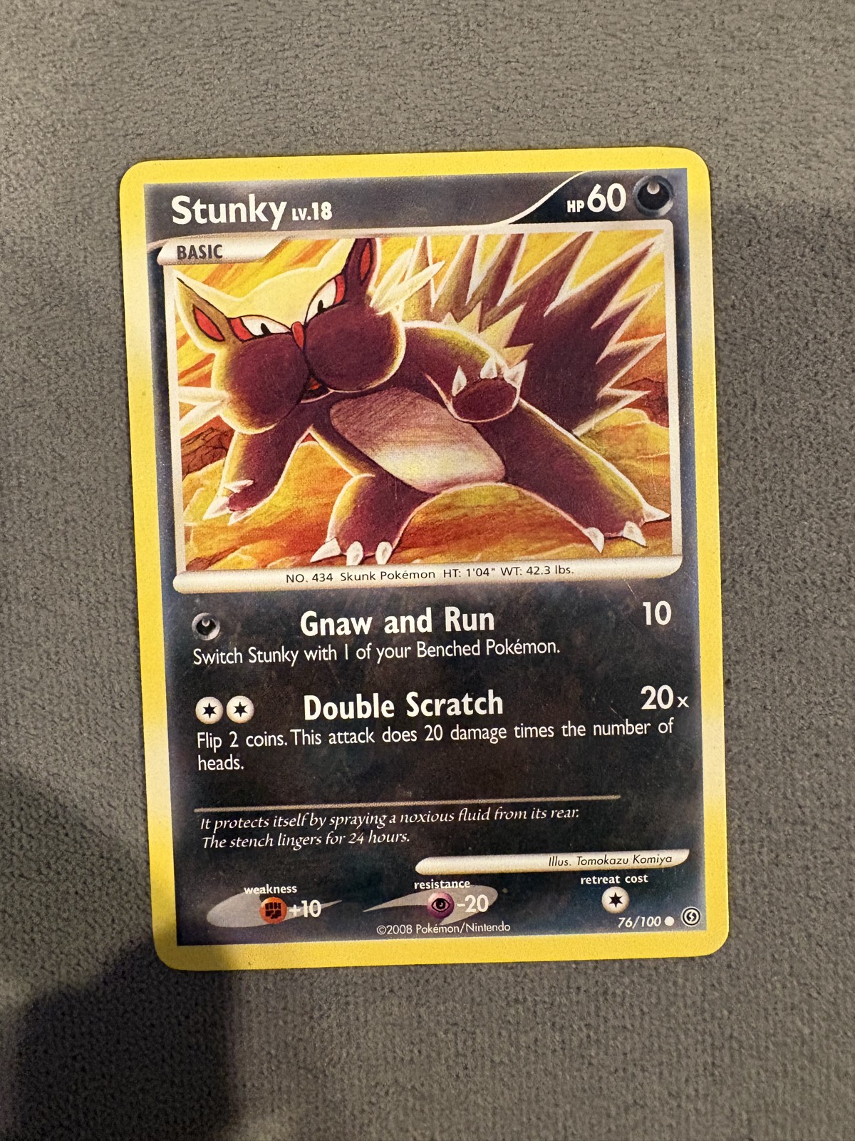 Stunky 76/100 Stormfront Reverse Holo