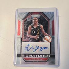 2023 Panini Prizm WNBA - Signatures Jackie Young #SG-JYG (AU)