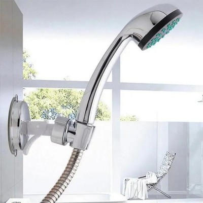 Universal Duschkopf Halter Saugnapf verstellbar Badezimmer Wandhalterung UK