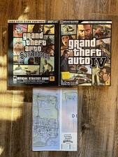 Lot Of Both Grand Theft Auto IV 4 & San Andreas Official Strategy Guide PS3 Xbox