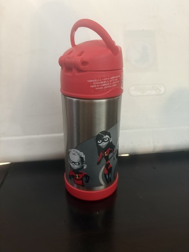 Thermos Funtainer Trinkflasche mit Strohhalm - 12oz DIE Unglaublichen Edelstahl - Bild 2 von 4