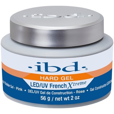 Hard - /UV French Xtreme Pink, 56 g - MADE IN USA - Premium build-up for nails
