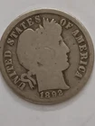 1892o rare date barber dime