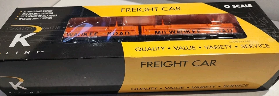 K Line O Scale Coil Car Milwaukee Road ##92236 - Image 4 of 4