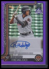 2025 Topps Pro Debut #PD-46 Kelvin Hidalgo Base Autographs Purple Foil #/299