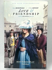 Jane Austin's Love & Friendship FYC Paperback Screenplay by Wit Stillman