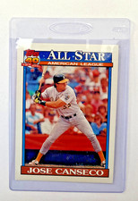 1991 Topps #390 Jose Canseco ALL-STAR OAKLAND A'S
