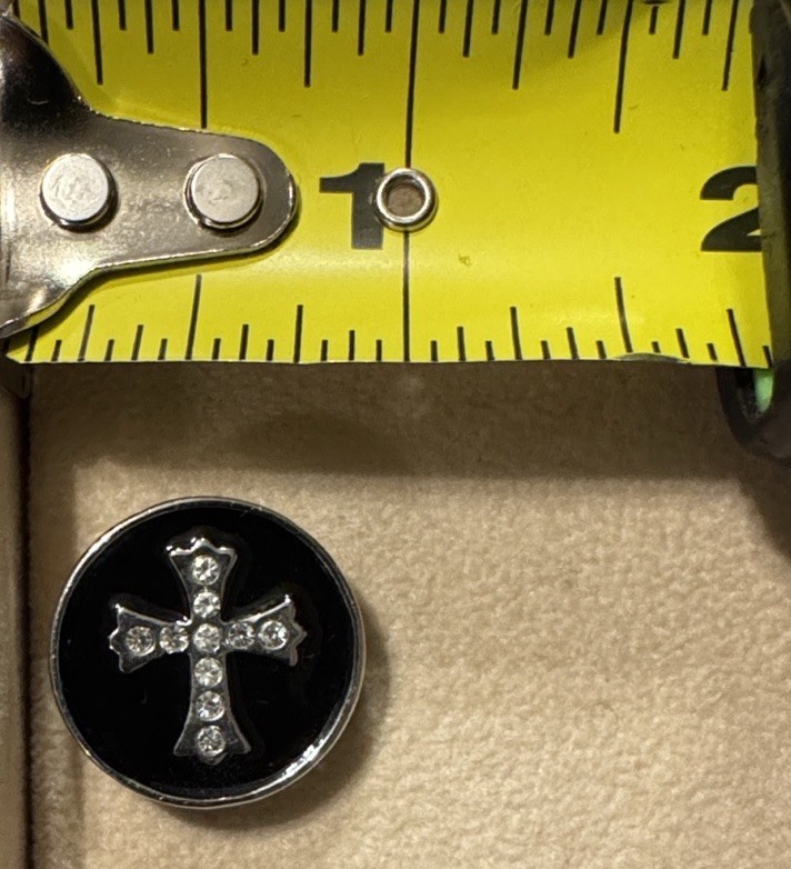 Ginger Snaps Silver Rolo Chain Toggle necklace wi… - image 13