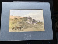 Antique Watercolour Coosey Point Luxulyan Valley By Henry Shore Aug 24th 1886