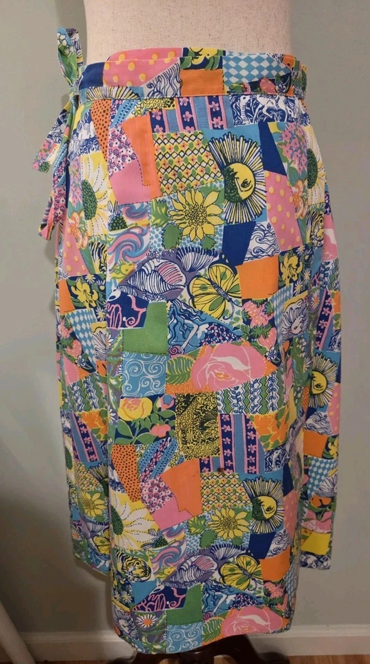 Falda envolvente de retazos de colección Key West Fashions Lilly Pulitzer Suzie Zuzek Foto 3 de 4