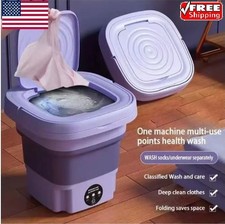 Portable Mini Washing Machine Washer Foldable Washer and Spin Dryer Small Travel