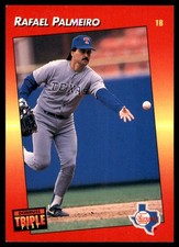 Rafael Palmeiro 1992 Triple Play #183 Rangers MLB READ FREE SHIP AutographDen