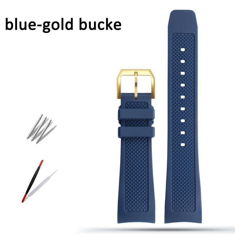 Silicone Watch Strap Fit For IWC Portuguese Series IW390206 IW390213 IW390507