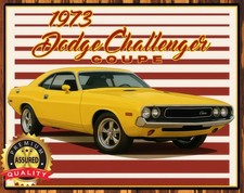 1973 Dodge Challenger - American Muscle - 11x14 Metal Sign 1973 Dodge Challenger - American Muscle - 11x14 Metal Sign