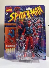 Marvel Legends Scarlet Spider Retro Card 6 Action Figure New & Sealed Hasbro