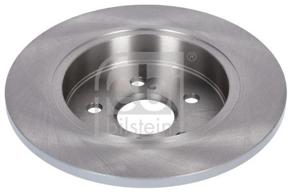 2x Febi Rear Solid Brake Discs Fits Toyota Corolla 265mm - Image 2 of 2