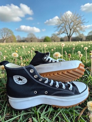 Coole Converse Hike Gr. 44 Black/White/Gum Sneaker Unsisex Run Star Schuhe Neu