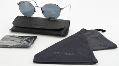 GIORGIO ARMANI Sonnenbrille 233-S 951 SMALL 140 Round Oval Panto Gray Sun Italy