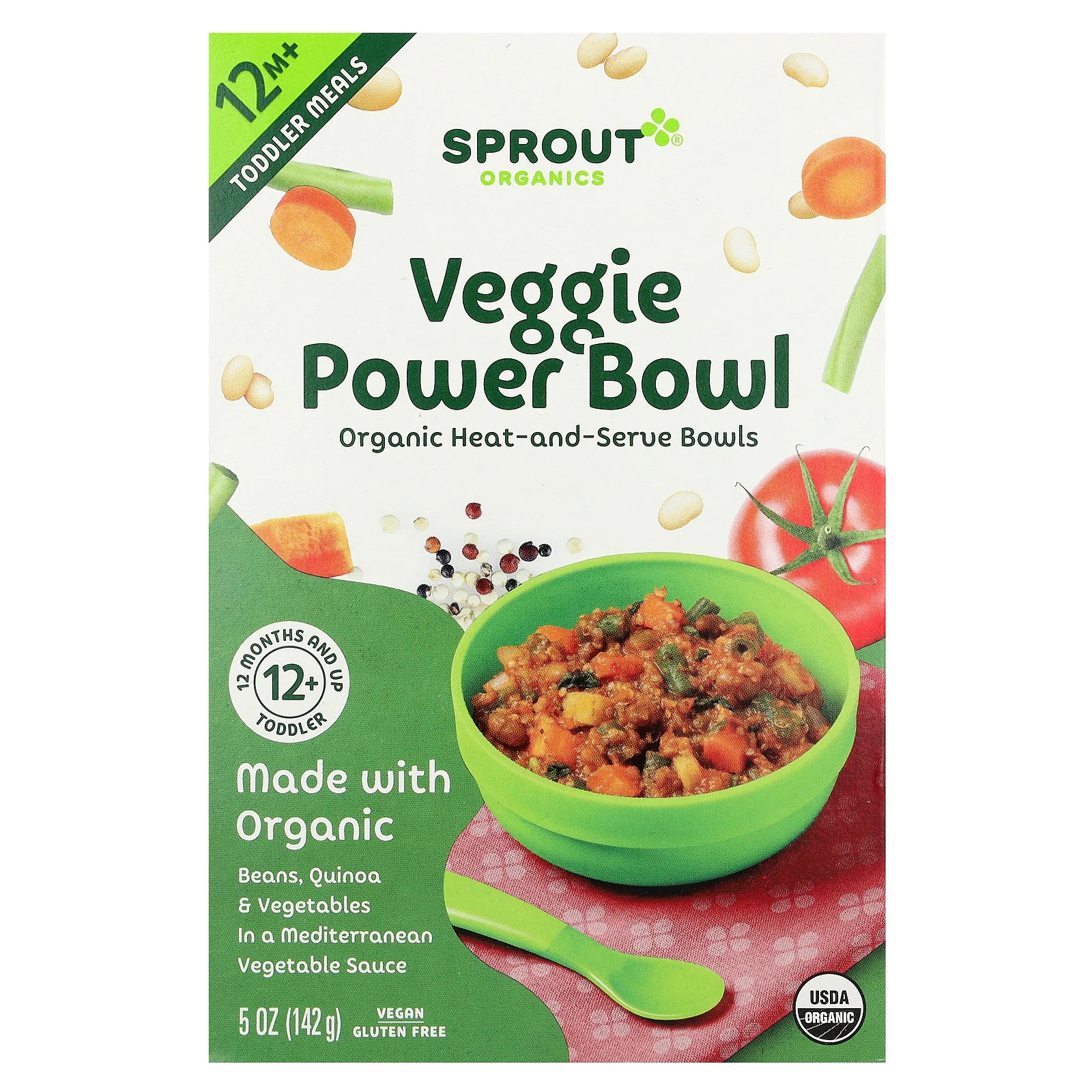 Veggie Power Bowl от 12 месяцев 5 унций 142 г 1990₽