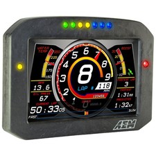 AEM 30-5703F CD-7FLG Flat Panel Logging Color Racing Dash Display Kit with GPS